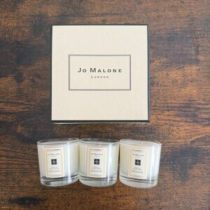 Jo Malone Peony & Blush Suede Candles - 3 Travel Size 1.18 inches